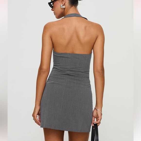 Princess Polly Fenny Mini Dress Grey NWT - Picture 3 of 6